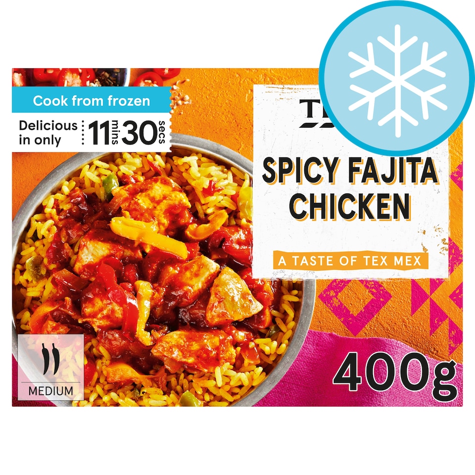 Tesco Spicy Fajita Chicken with Rice 400g