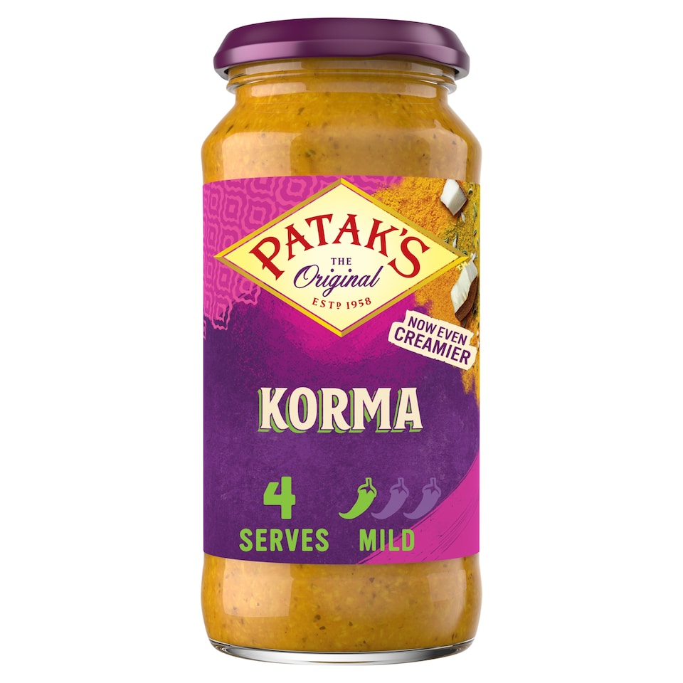 Patak's Indian Korma Curry Sauce 450g