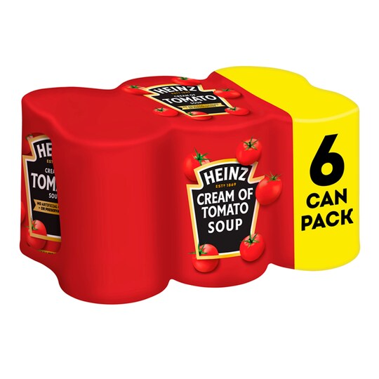 Heinz Cream Of Tomato Soup 6 X 400G Tesco Groceries