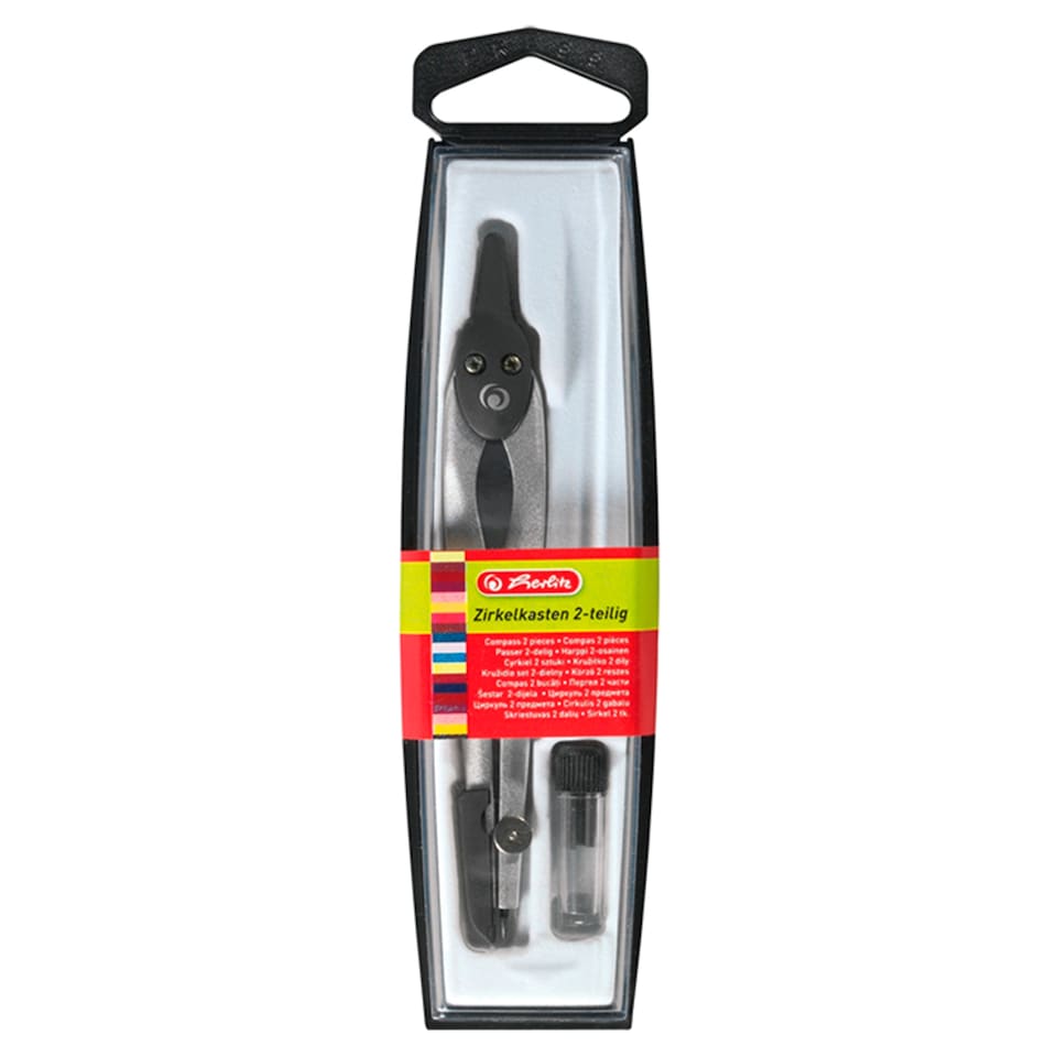 Herlitz Black 2 prts Compass Set