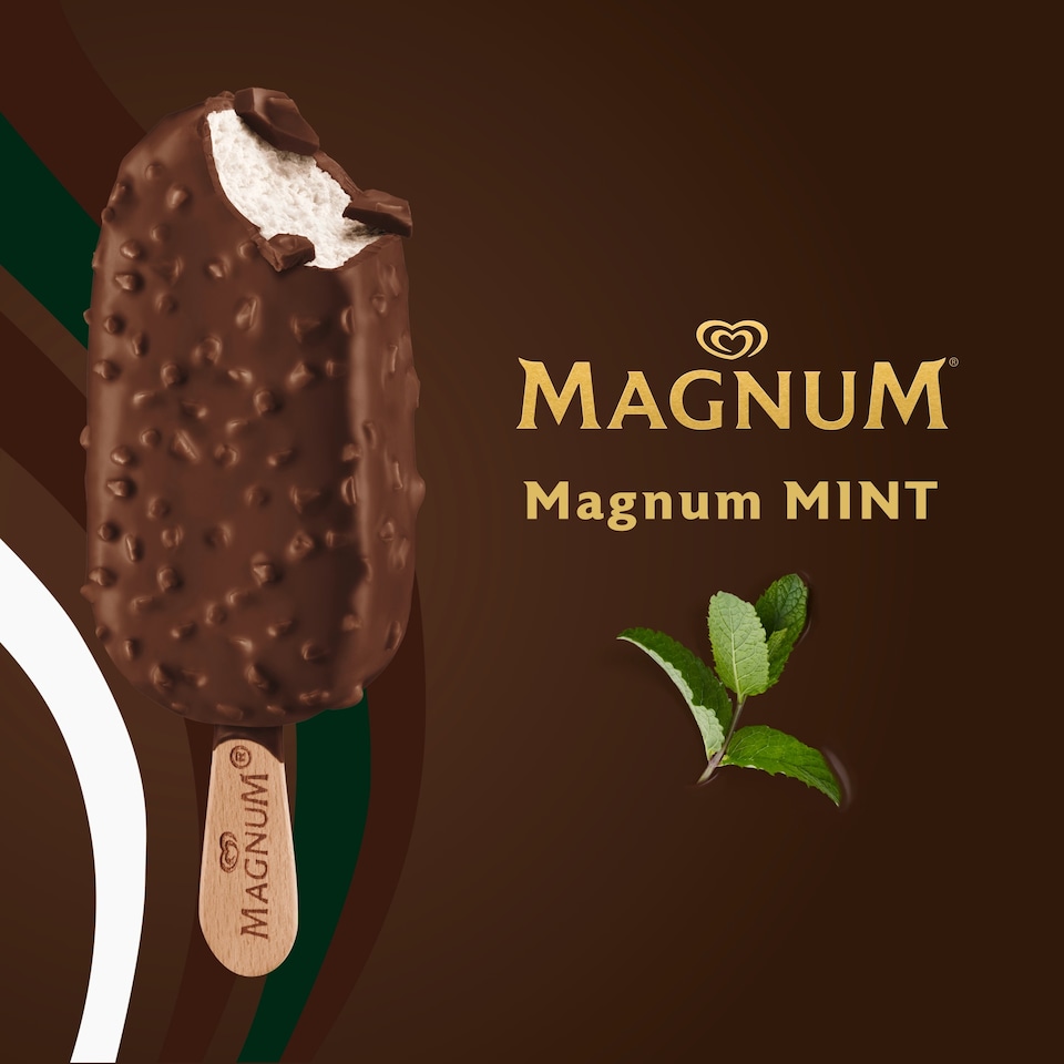 image 1 of Magnum Mint Ice Cream Sticks 3x100ml