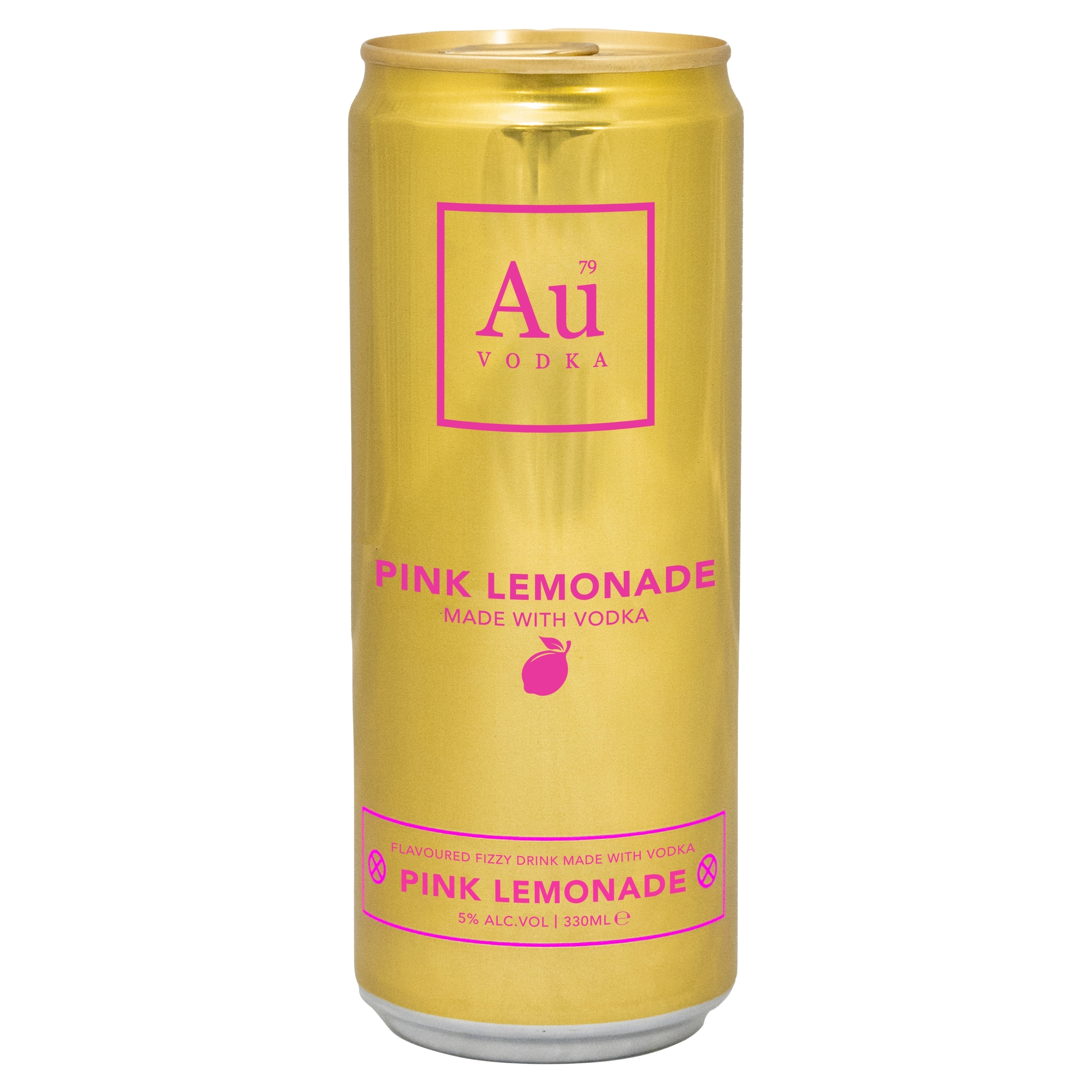 Au Vodka Pink Lemonade 330ml