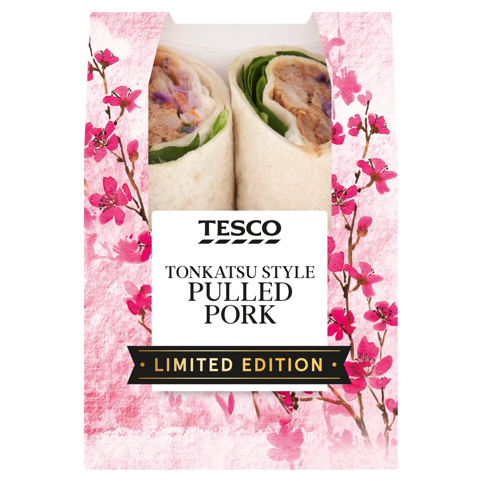 Tesco Limited Edition Tonkatsu Style Pulled Pork Wrap