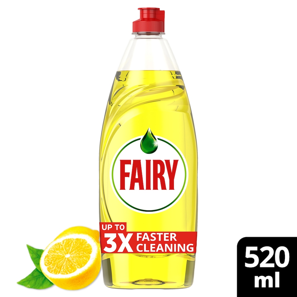 image 1 of Fairy Platinum Lemon Dishwashing Liquid 520ml