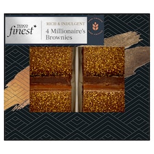 Tesco Finest Millionaires Brownies 4 Pack