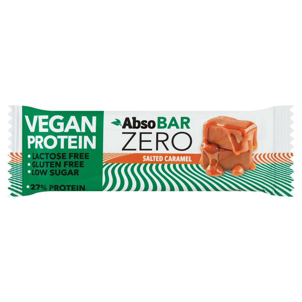 Absobar Zero sós karamella ízesítésű fehérjetartalmú szelet 40 g