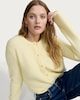 image 1 of F&F Knitted Button Front Cardigan in Yellow