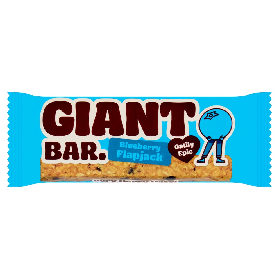 Ma Baker Rolled Oats And Blueberry Flap Jack 90G