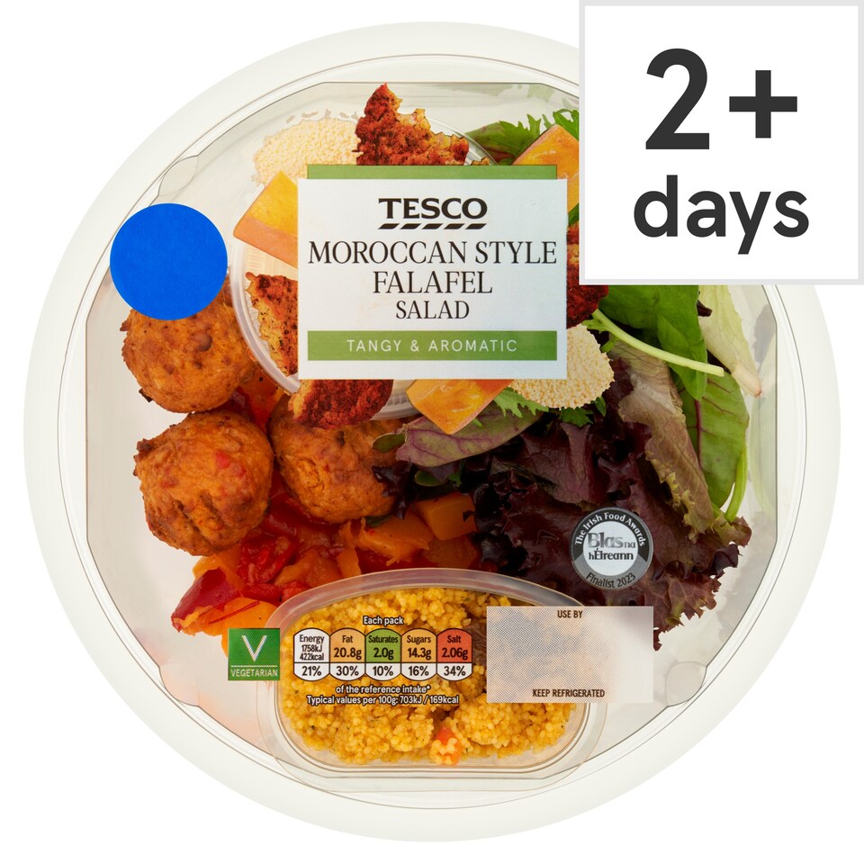 Tesco Moroccan Style Falafel Salad 250g