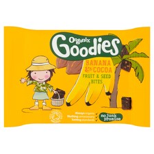 Organix Goodies Cocoa And Banana Fruit Bites 20G