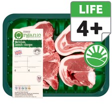 TESCO ORGANIC LAMB CHOPS