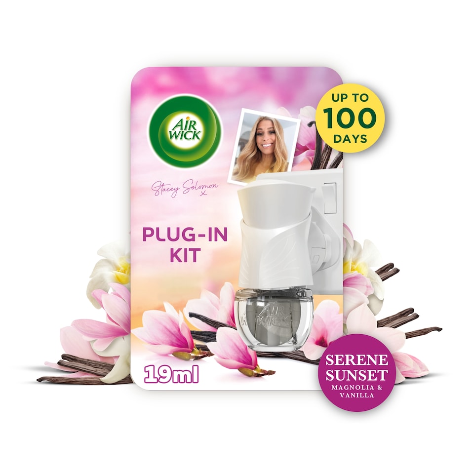 image 1 of Air Wick Air Freshener Plug In Kit Serene Sunset 19ml 