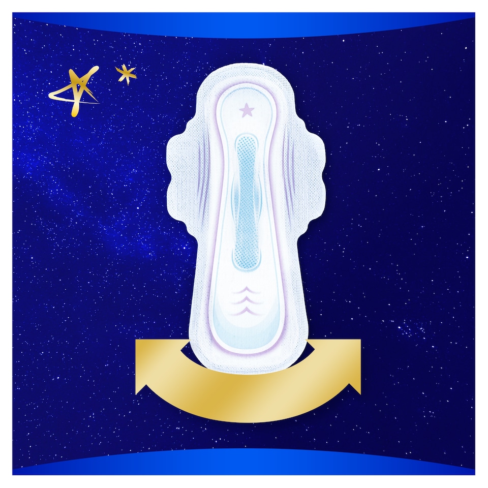 image 1 of Always Ultra Sanitary Towels Secure Night Extra (Size 5) Wings x 20 Pads