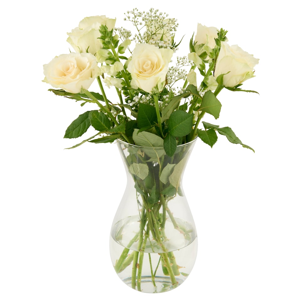 Kytice růže a lilie 