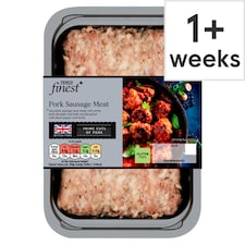 Tesco Finest Pork Sausage Meat 350G