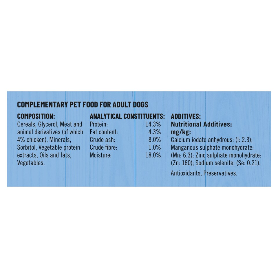 image 1 of BAKERS Dental Delicious Medium Chicken Dog Chews 200g