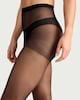 image 3 of F&F 2-Pack 15 Denier Gloss Tights in Black