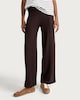 image 1 of F&F Pleated Wide Leg Co-ord Trousers in Brown