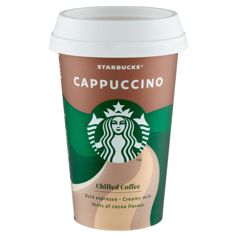 Starbucks Cappuccino félzsíros tejital 220 ml   1. kép