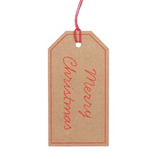 Tesco Merry Christmas Tags 5 Pack