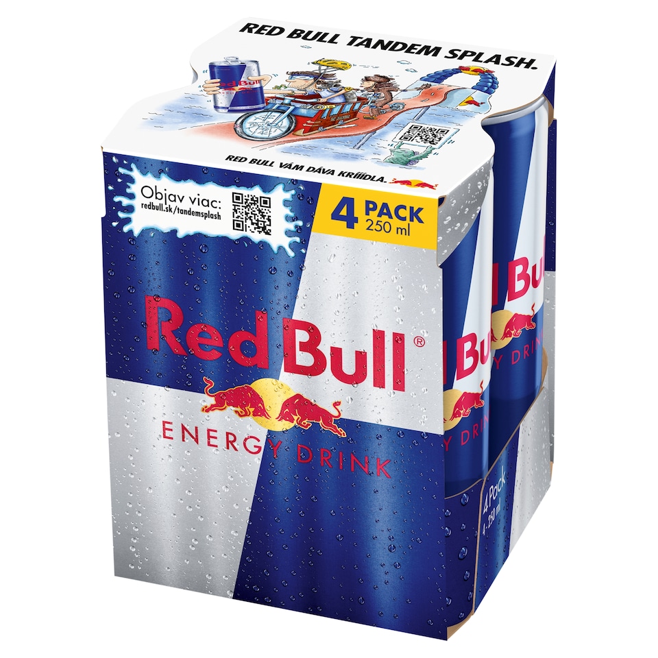 Red Bull Energy Drink Tandem Splash 4 x 250 ml
