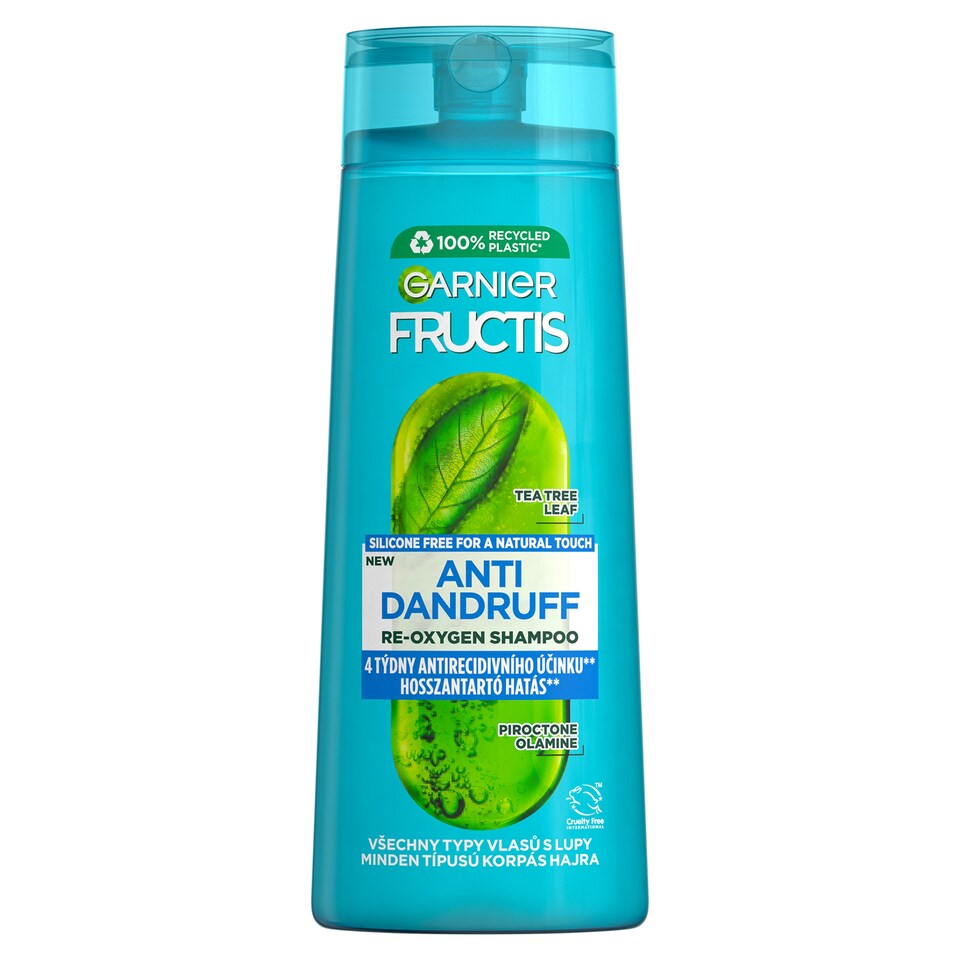 Garnier Fructis Antidandruff čistiaci šampón na všetky typy vlasov s lupinami, 250 ml