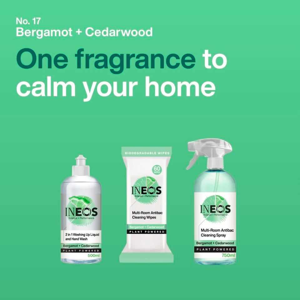 image 1 of INEOS Antibac Multi-Room Spray Bergamot + Cedarwood 750ml