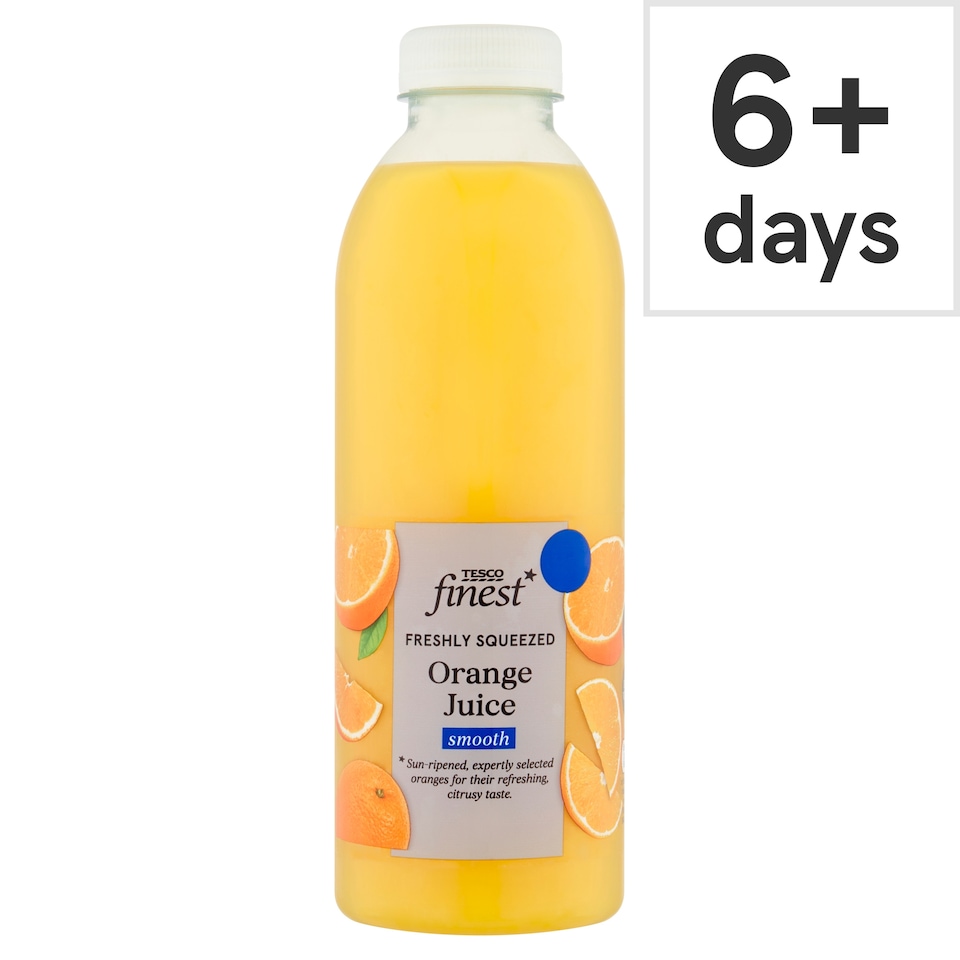 Tesco Finest Freshly Squeezed Orange Juice Smooth 750ml