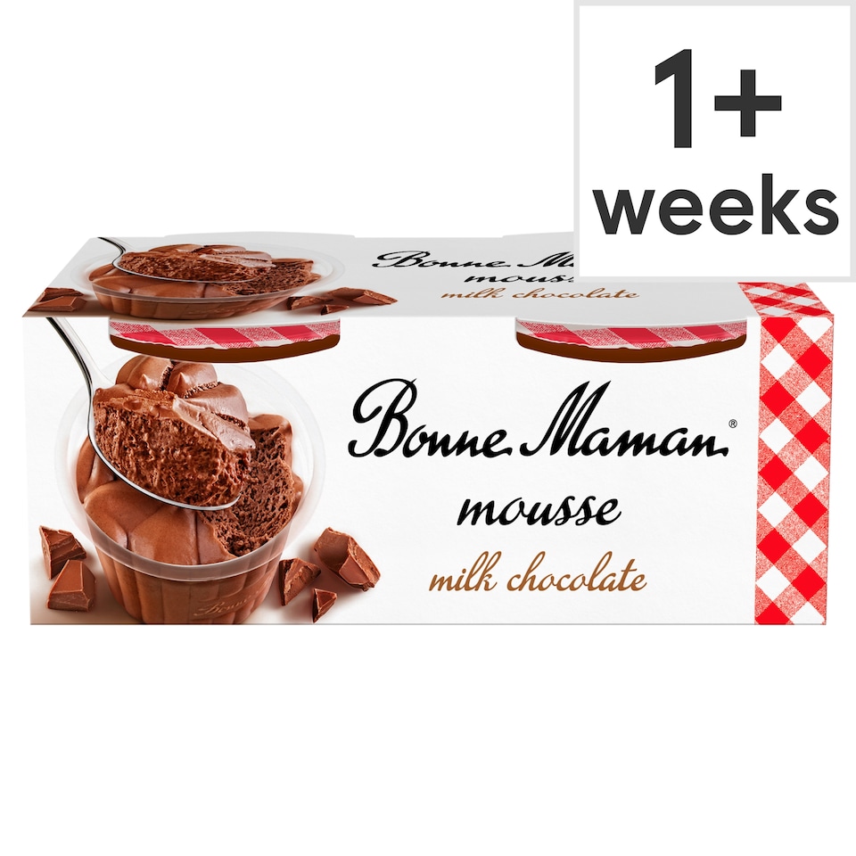 image 1 of Bonne Maman Chocolate Mousse Dessert 2x70g