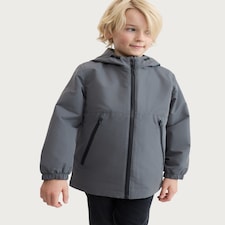 F&F Boys 2-Piece Hooded Jacket and Padded Gilet Set in Grey