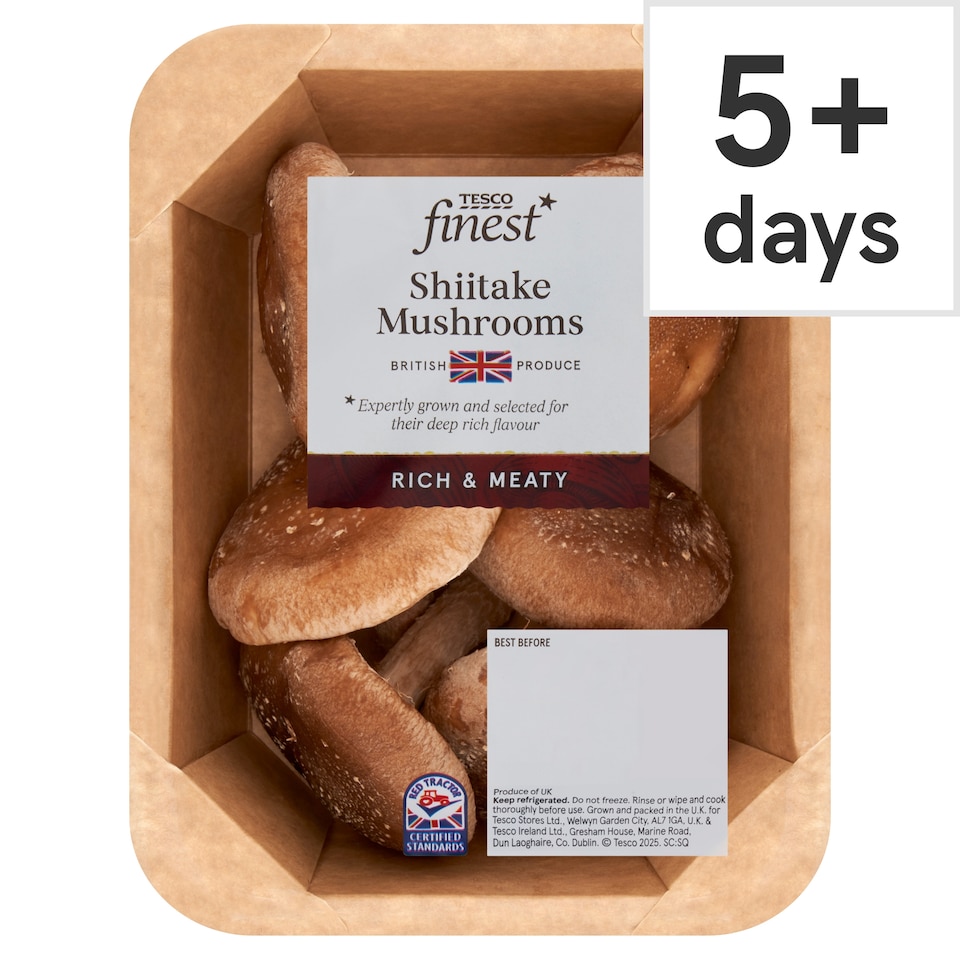 image 1 of Tesco Finest Shiitake Mushrooms 125G