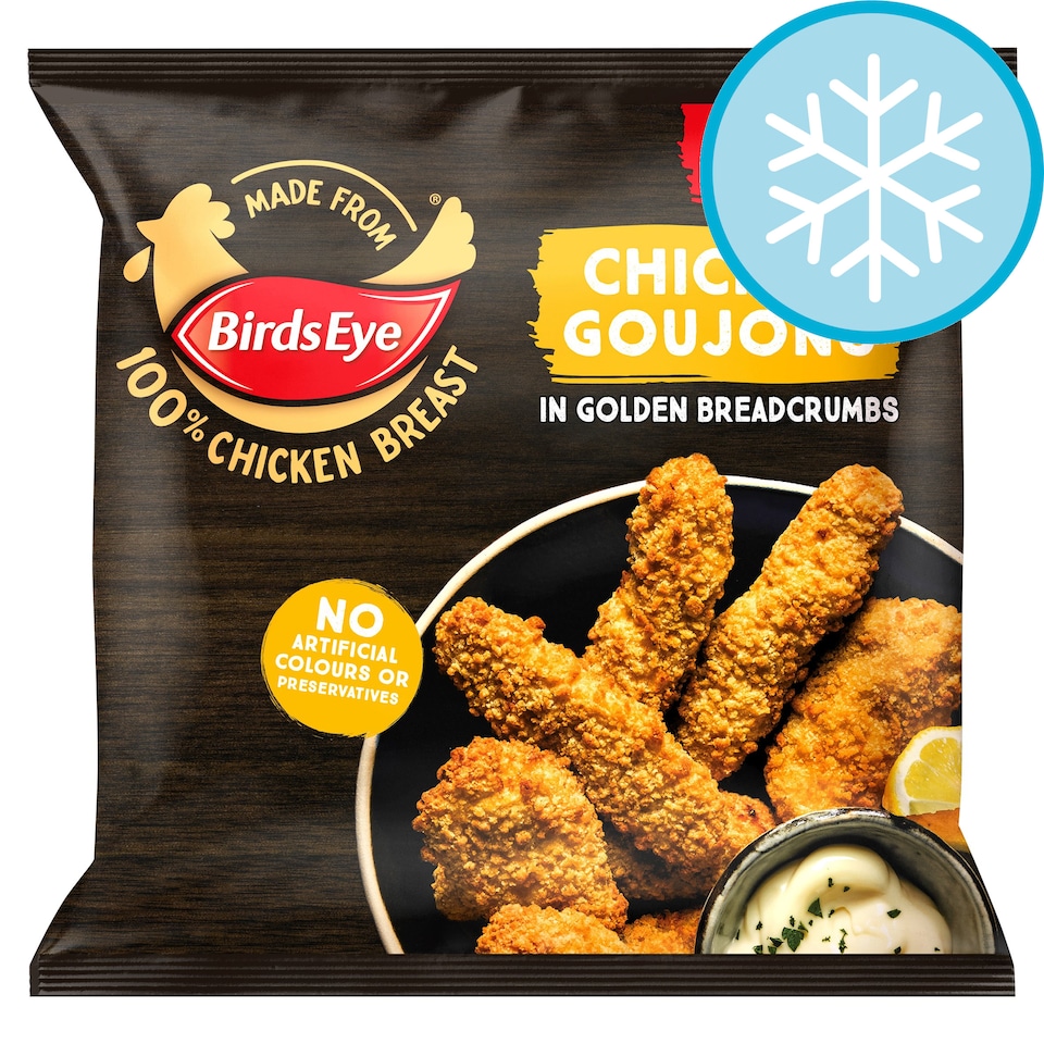 Birds Eye Chicken Goujons In Golden Bread Crumbs 360G Tesco Groceries