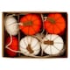 image 1 of Tesco Halloween Felt Pumpkin Garland 10 Pieces