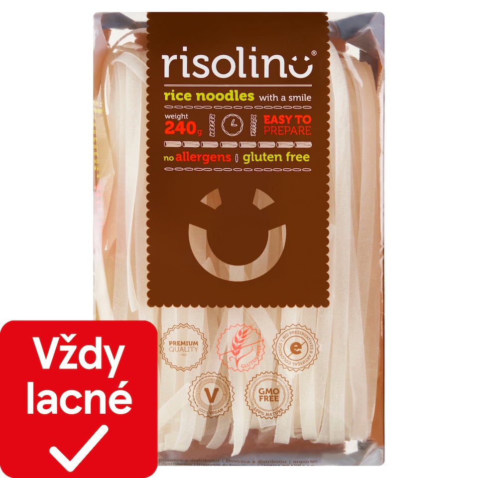 Risolino Ryžové rezance 7 mm 240 g