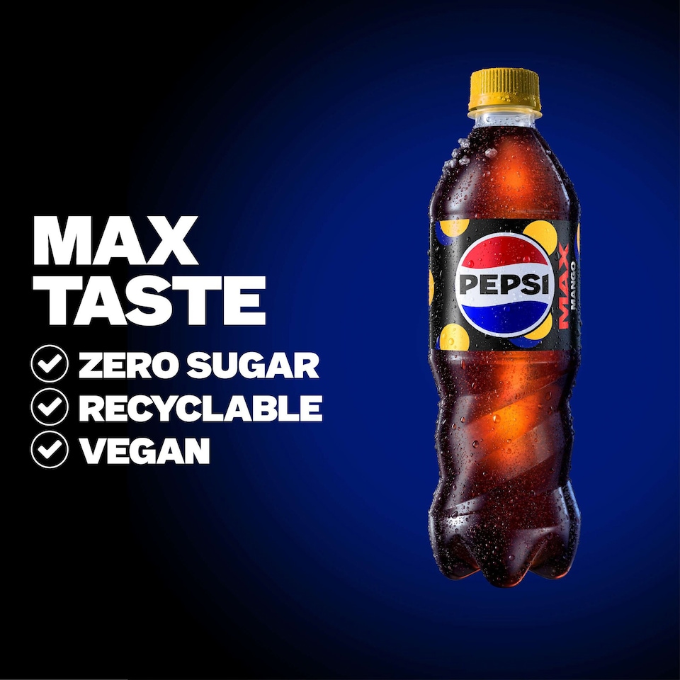 image 1 of Pepsi Max Mango 500ml