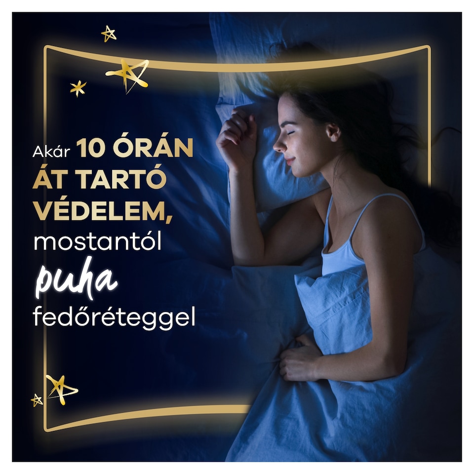 Always Ultra Secure Night Extra Egészségügyi Betét (5-ös Méret) Szárnyas Betét x 20]  1. kép