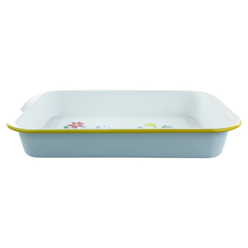 image 1 of Tesco Enamel Spring Roaster 41cm