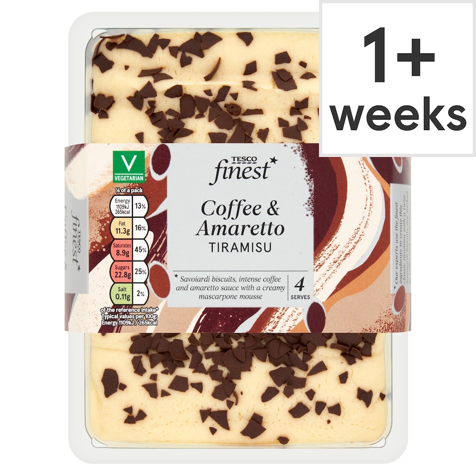Tesco Finest Coffee & Amaretto Tiramisu Dessert 400g