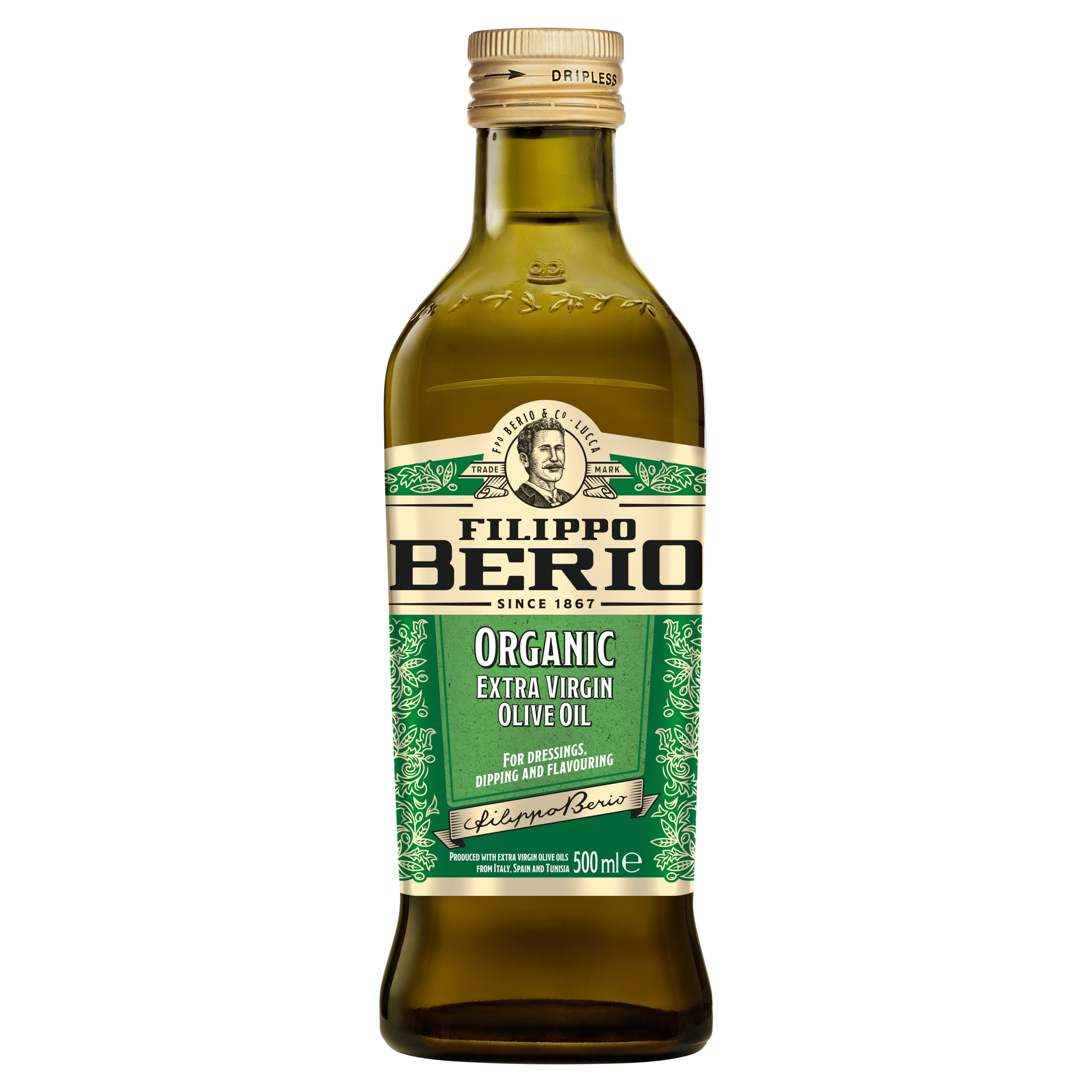 Filippo Berio Organic Extra Virgin Olive Oil 500Ml