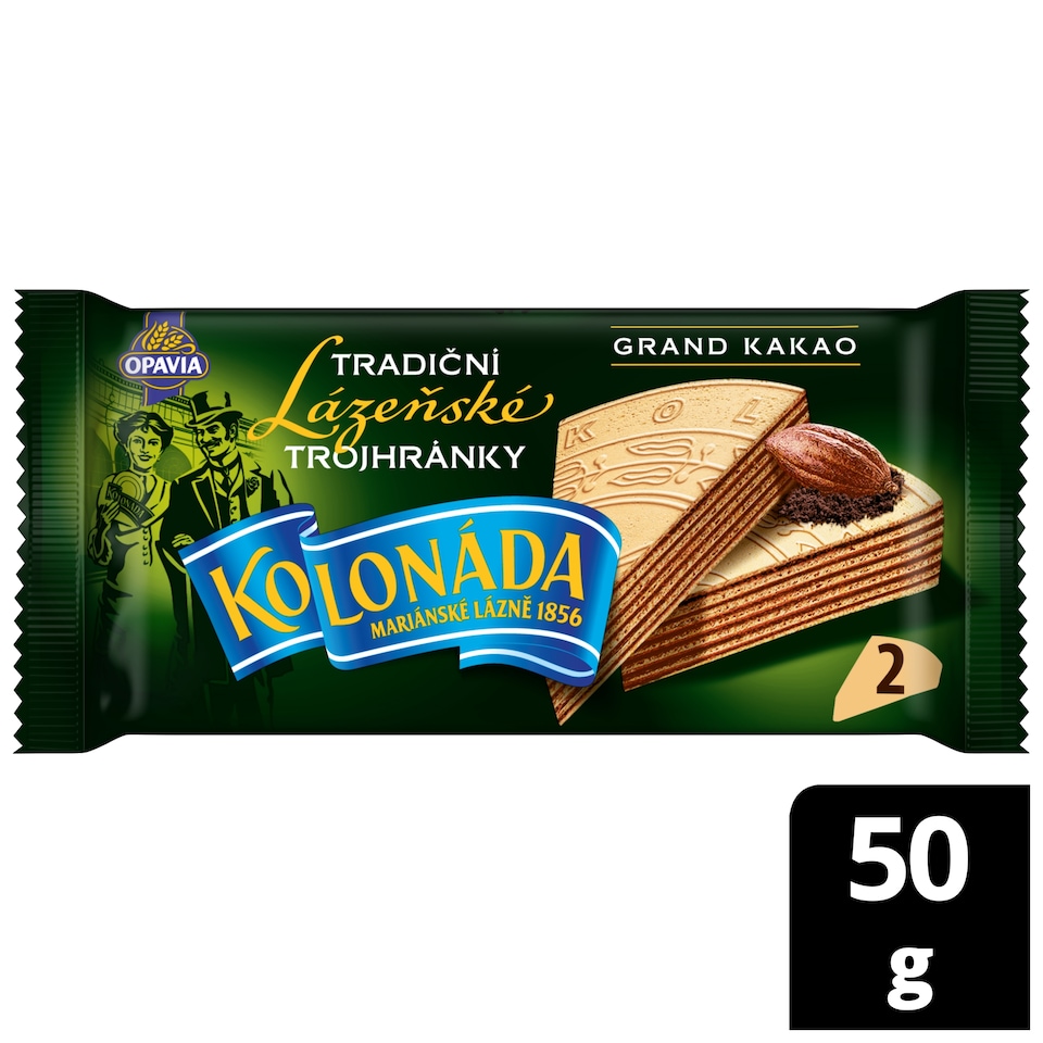 Opavia Kolonáda Tradiční lázeňské trojhránky grand kakao 50g