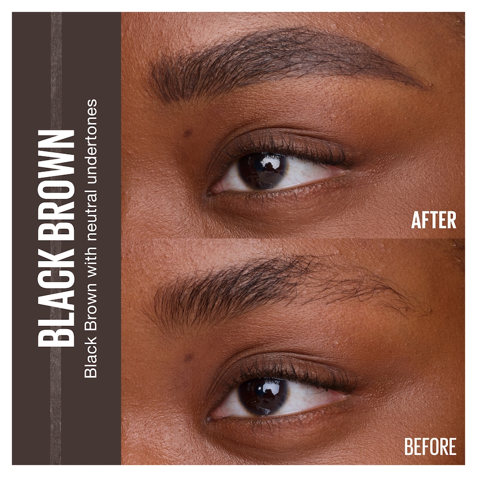 image 1 of Maybelline Brow Ultra Slim Defining Eyebrow Pencil - Black Brown
