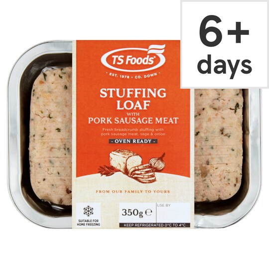 Ts Foods Stuffing Loaf Sausage Meat 350G Tesco Groceries