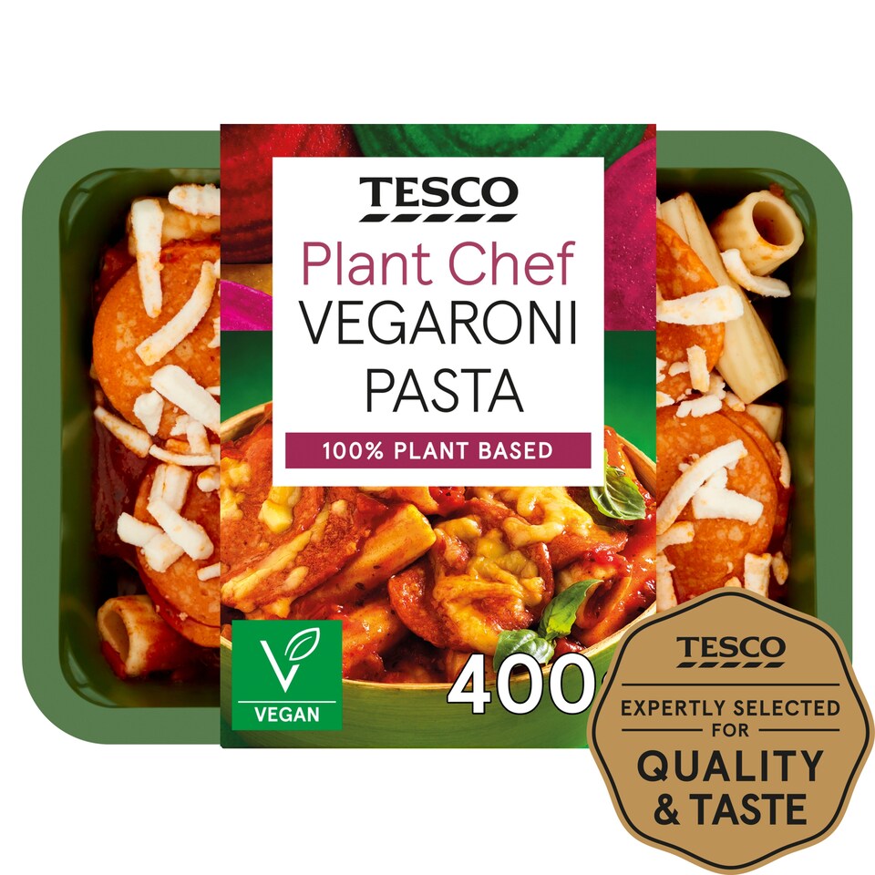 Tesco Plant Chef Vegaroni Pasta 400G