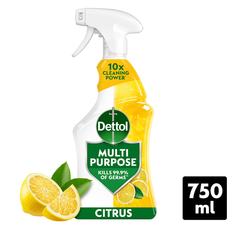 image 1 of Dettol Antibacterial Multipurpose Cleaning Spray Citrus 750ml