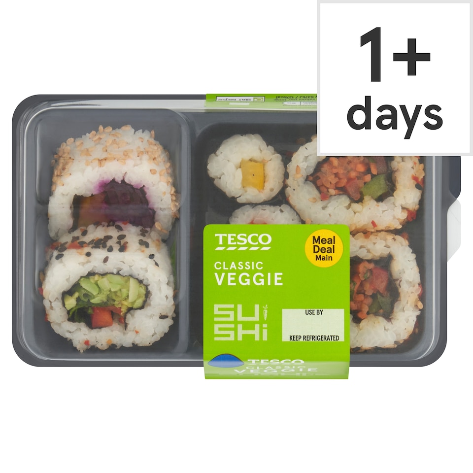 Tesco Classic Veggie Sushi 126g
