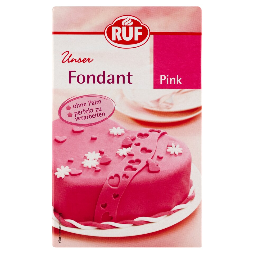 RUF rózsaszín fondant cukormassza 250 g