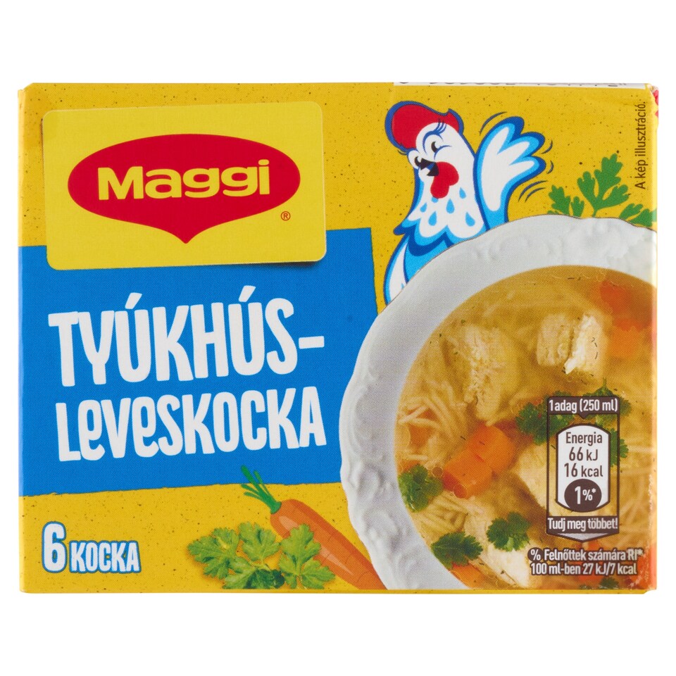 Maggi tyúkhúsleveskocka 6 db 60 g  1. kép