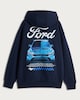 image 5 of Ford Mustang GTD Cotton Rich Hoodie in Navy
