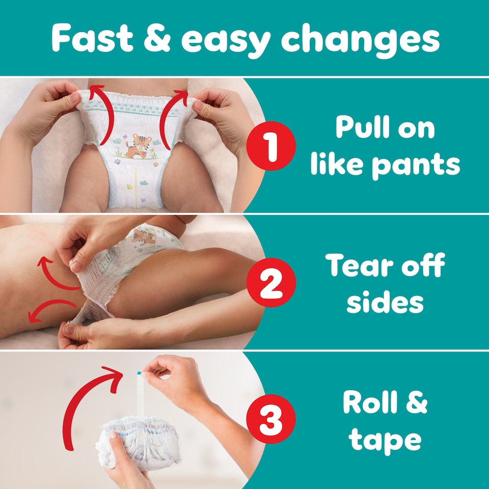 image 1 of Pampers Baby-Dry Nappy Pants Size 4 38 Pack