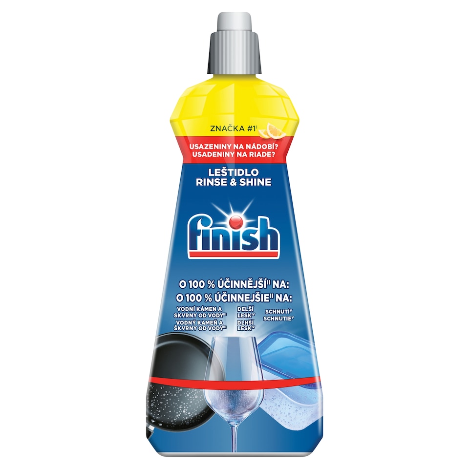 Finish Rinse & Shine Lemon Rinse Aid 400ml